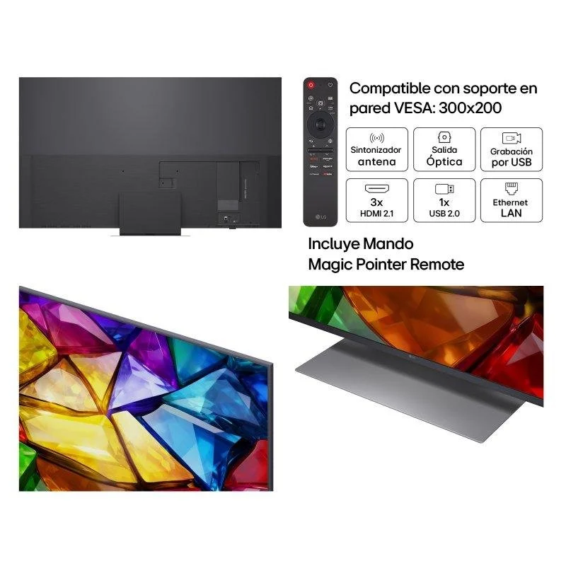 Thumbnail 1 de TV LG MiniLED 75MRGB87B6B: cine en casa y gaming con IA y HDR de alto rendimiento