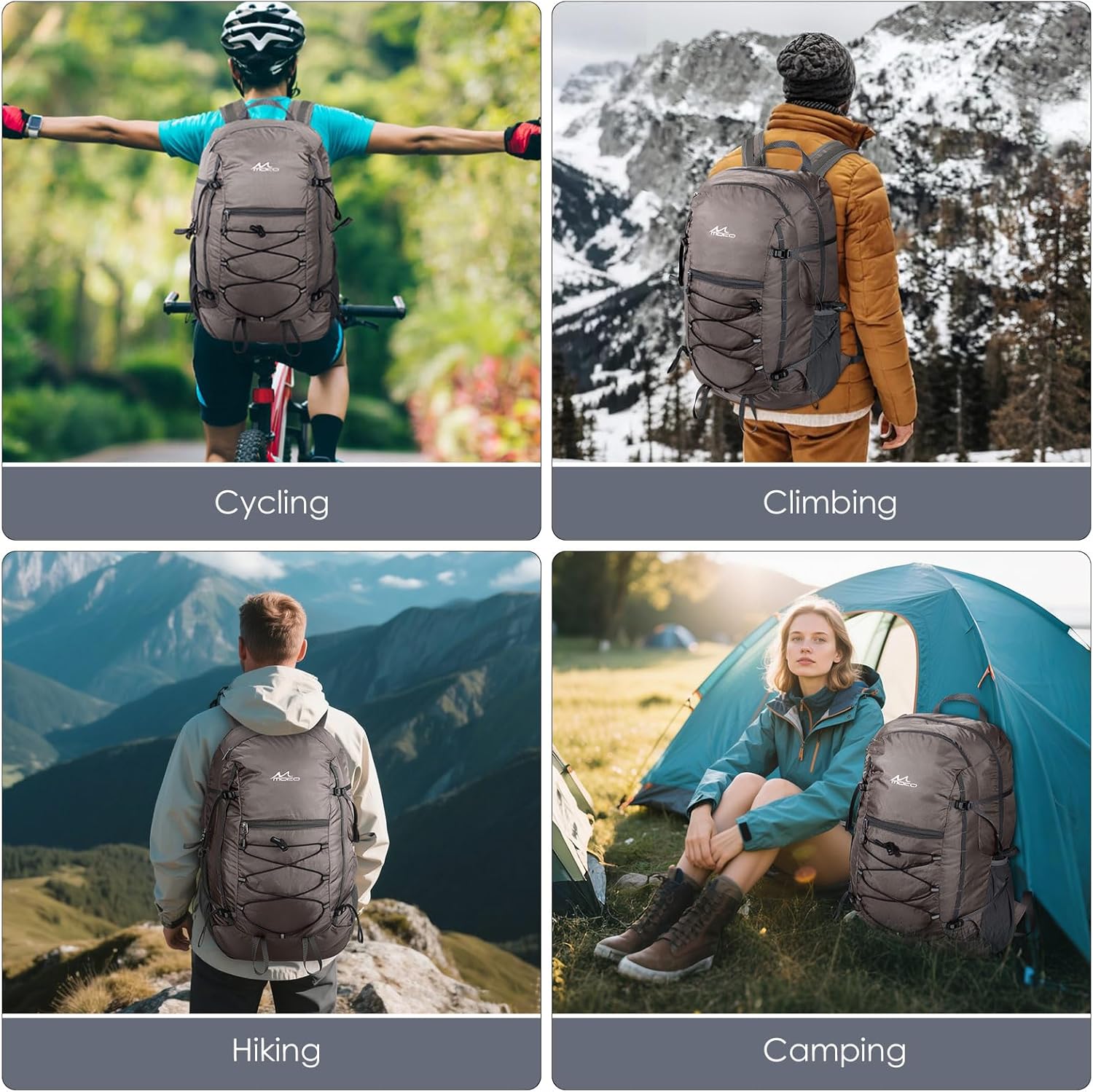 Thumbnail 5 de MoKo 40L Hiking Backpack: a practical large-capacity daypack for outdoors