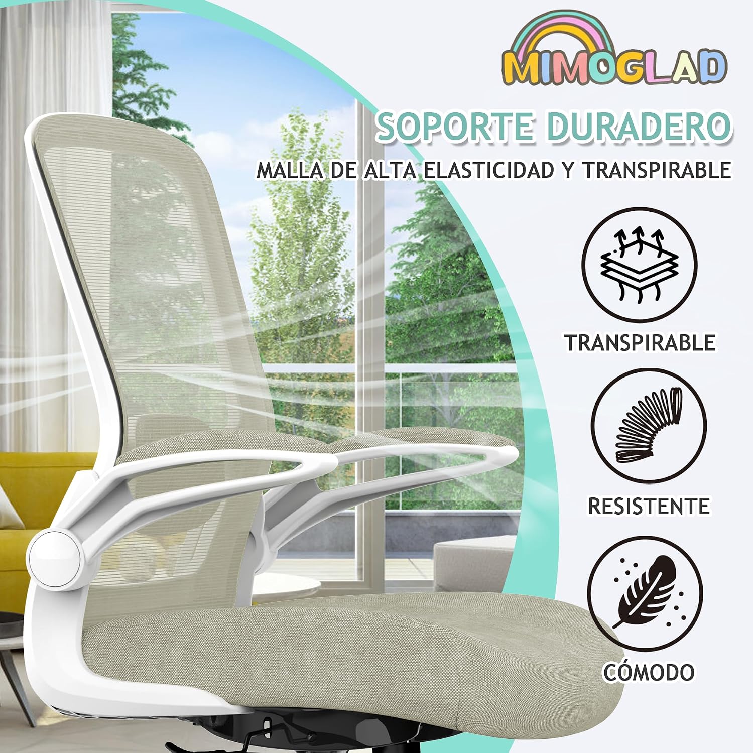 Detalle de Mimoglad mesh office chair