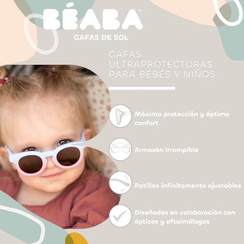 Detalle 2 de BÉABA Gafas de sol bebé CAT 3, protección 100% UV 🕶