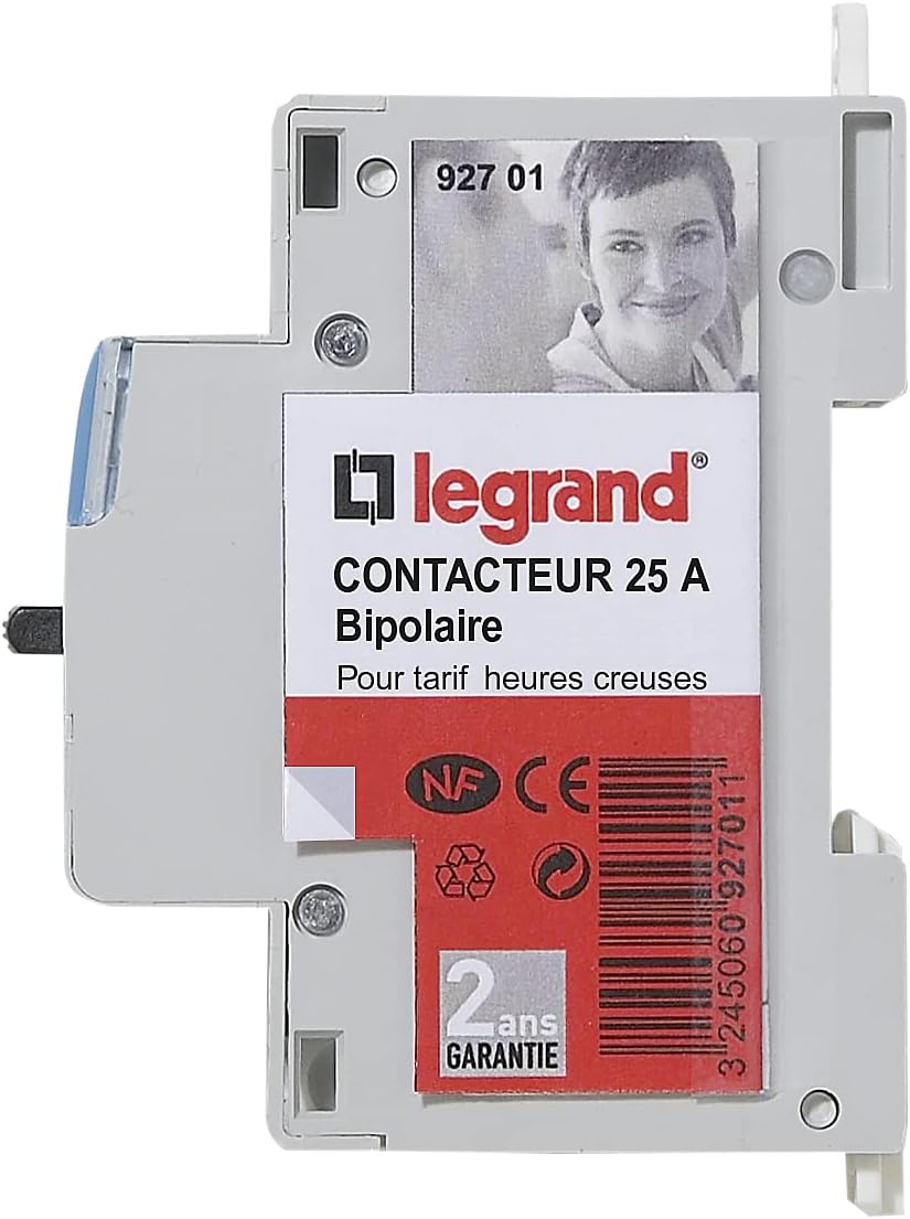 Thumbnail 3 de Legrand Contacteur pour tarifs heures creuses – bipolaire 230V~, 25A, 1 module