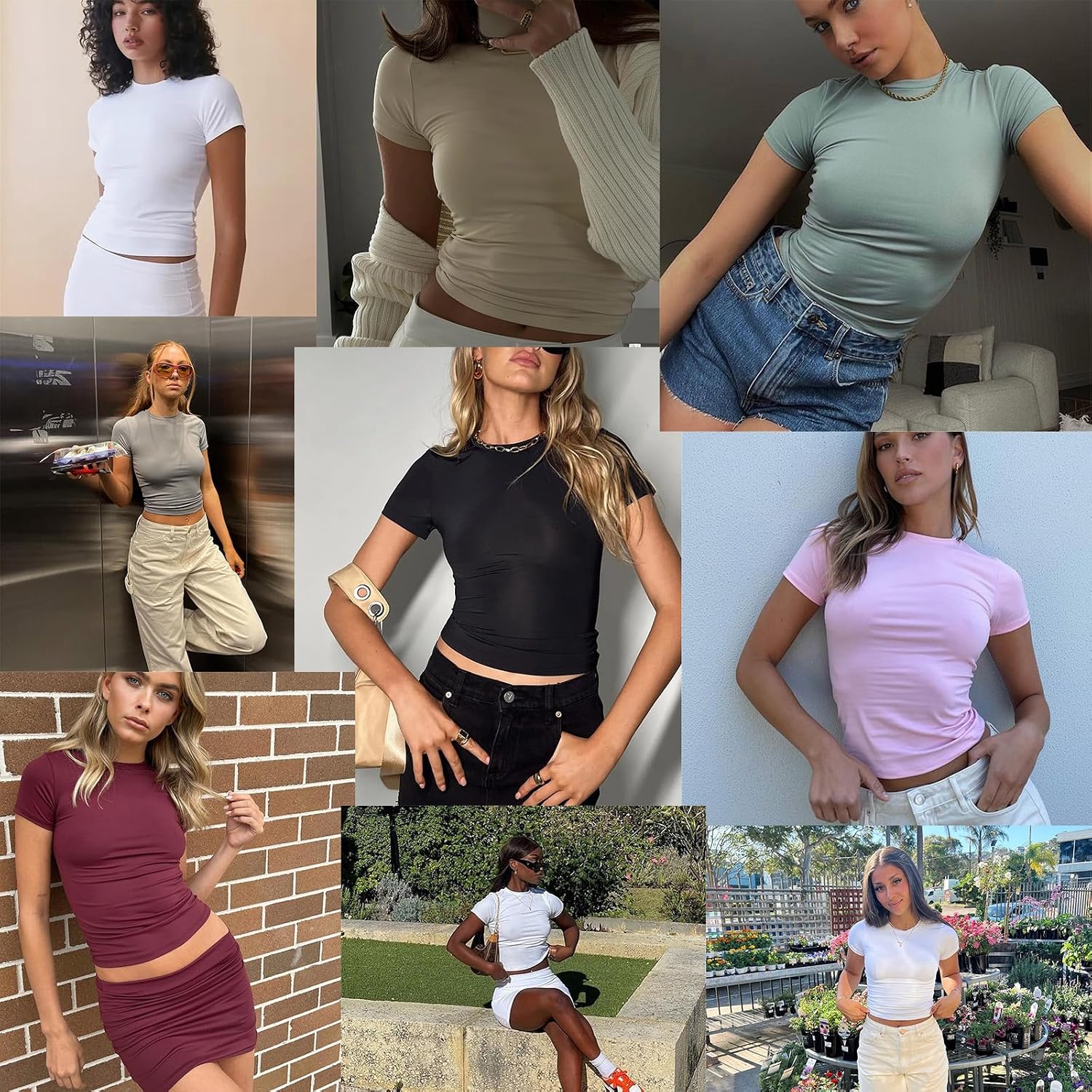 Thumbnail 6 de Abardsion 2026 Crop Top Slim Fit