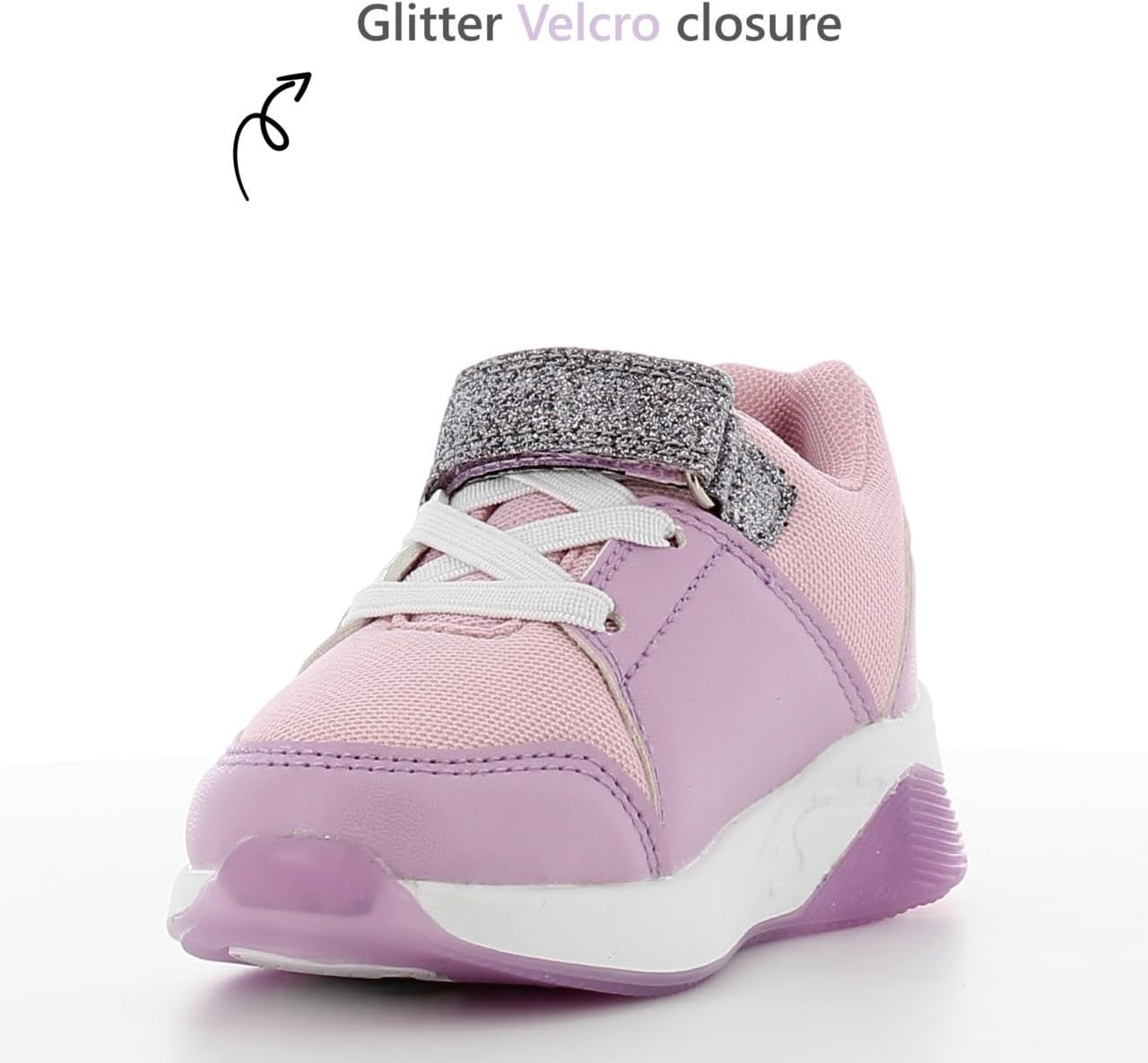 Detalle 1 de Leomil Parent_FR_Sneakers_Girl_LED_All Frozen-sneakers met lichtjes, klittenband en EVA-zool