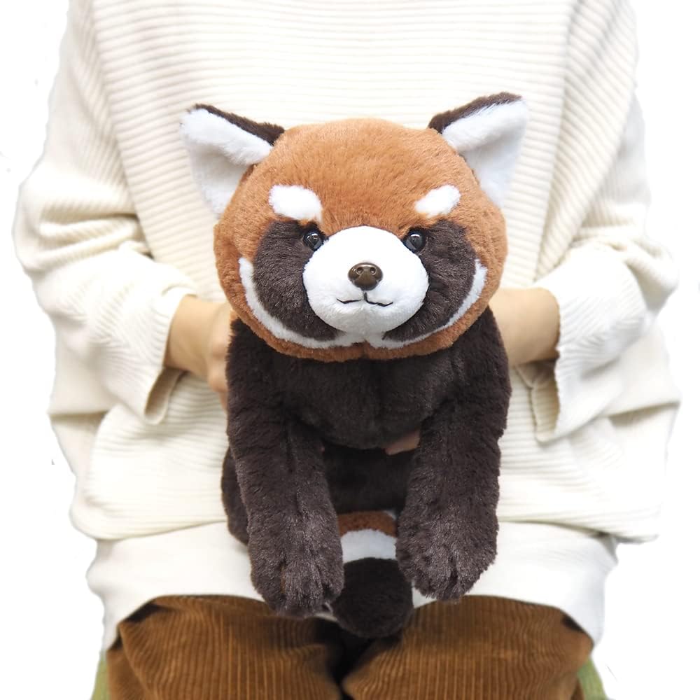 Thumbnail 6 de サンレモン ひざれっさー P-8112 レッサーパンダのぬいぐるみ 約H19×W17×D54cm