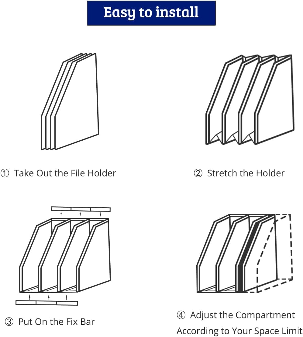 Thumbnail 6 de Marte Vanci Collapsible File Holder 2 Compartments