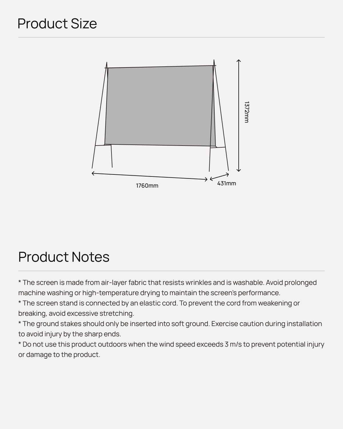 Thumbnail 6 de XGIMI Outdoor Portable Projector Screen 70" (foldable, lightweight) for Horizon/Mogo/Halo+ long-throw projectors