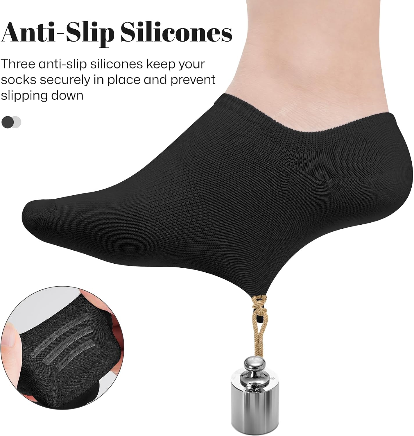 Thumbnail 1 de wernies No Show Socks 8 pairs
