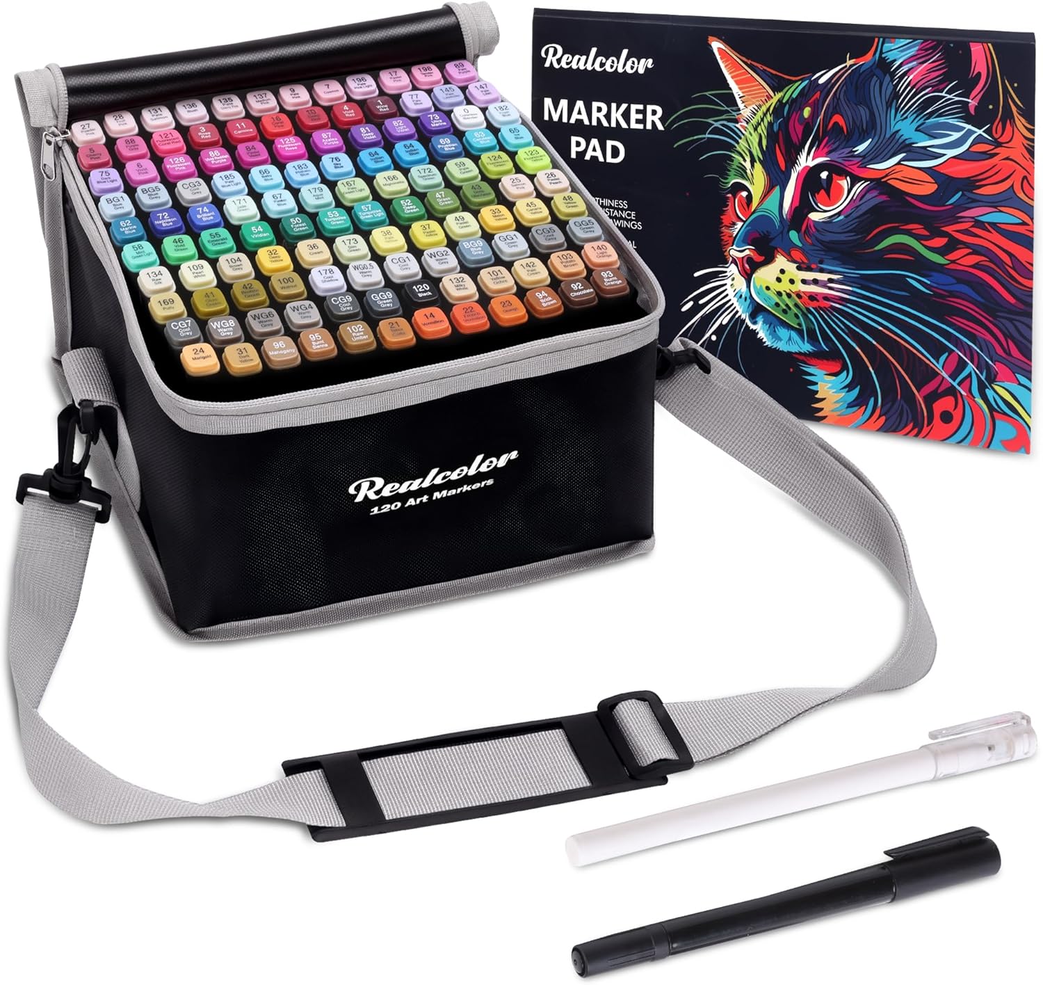 Realcolor 120 Alcohol Markers Set