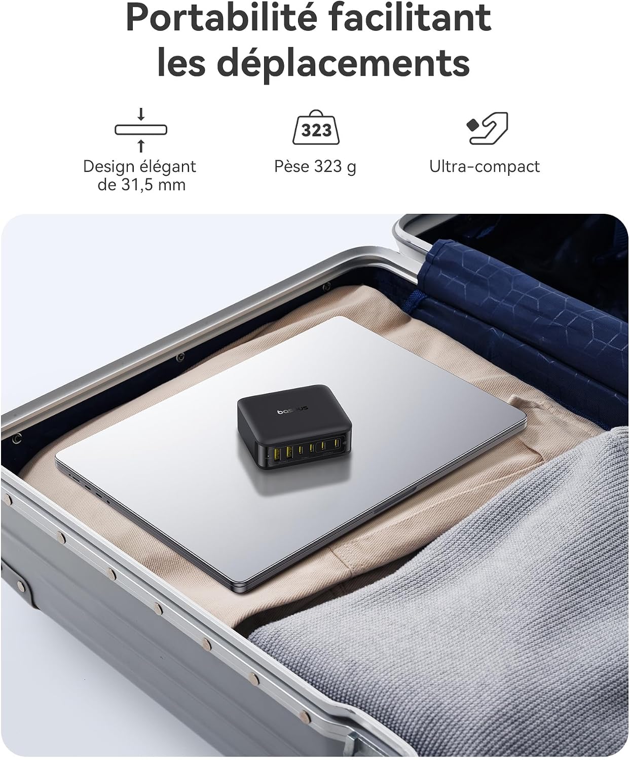 Thumbnail 5 de Baseus Chargeur USB C 120W 6‑ports