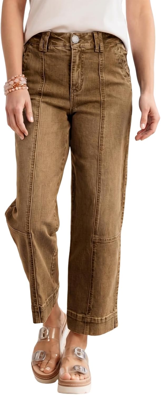 Detalle de Astylish Women's High-Waisted Jeans