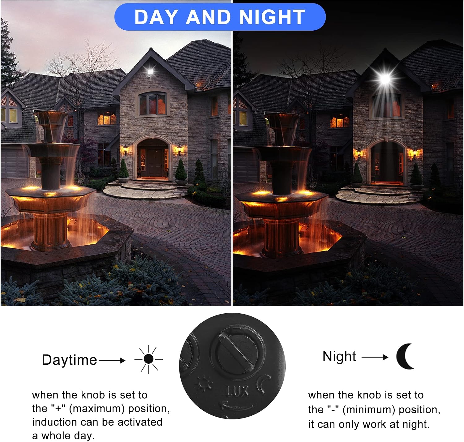 Detalle de Realky 50W Fari Led Esterno con Sensore di Movimento—Illuminazione potente e affidabile per giardino e cortile