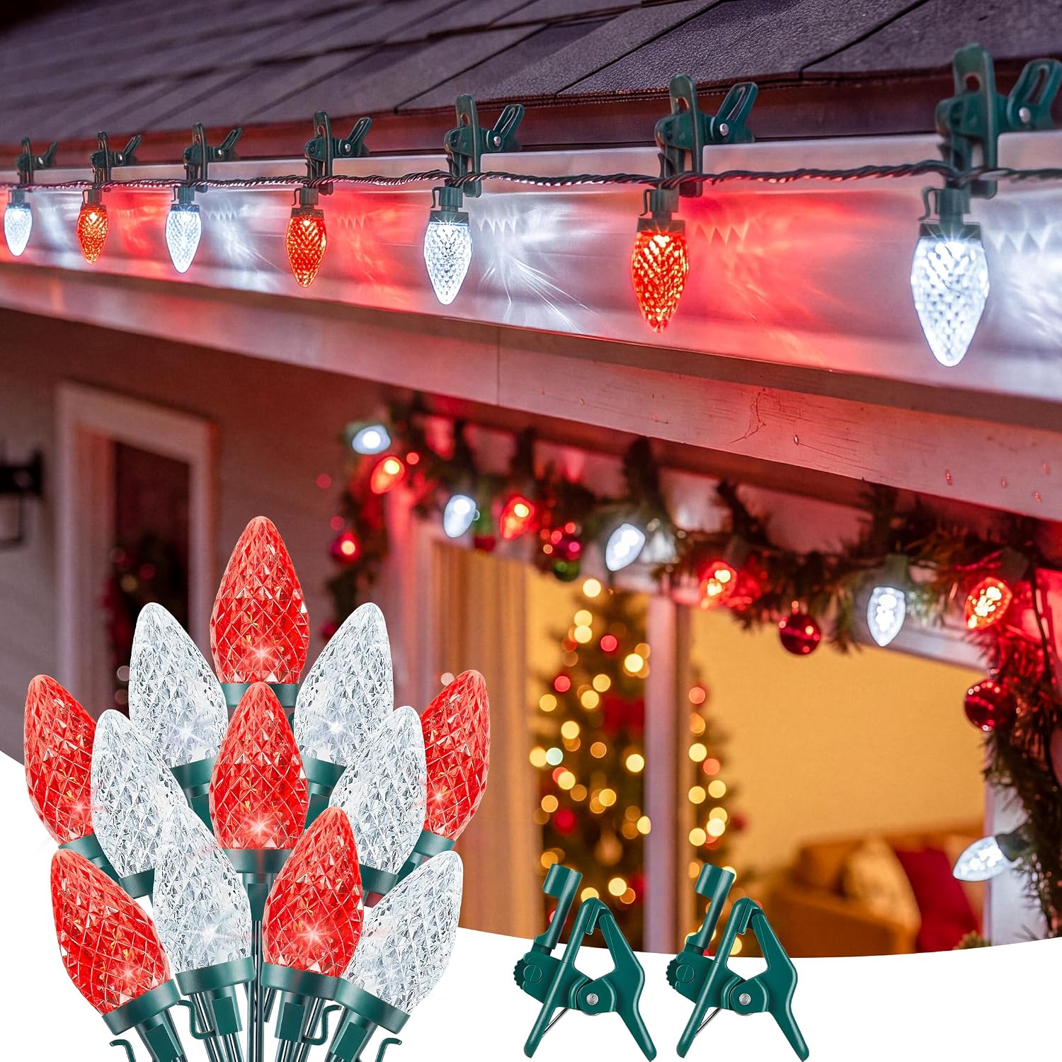 Detalle de Brightown C9 String Lights, 102FT