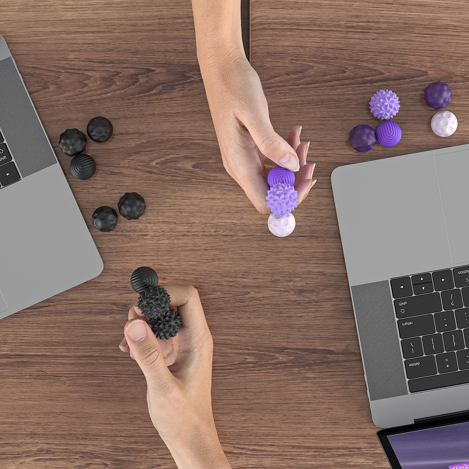 Thumbnail 5 de Boules magnétiques antistress 8 pièces silicone