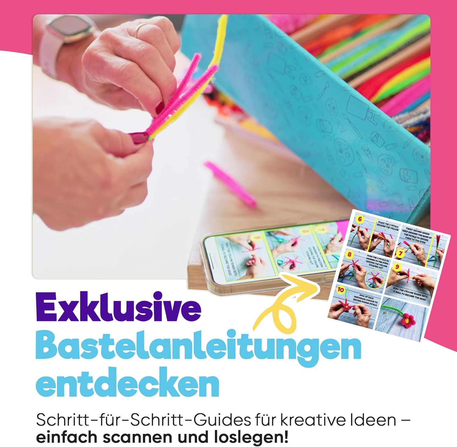 Thumbnail 3 de Blue Squid Bastelset 3000 Teile 🎨