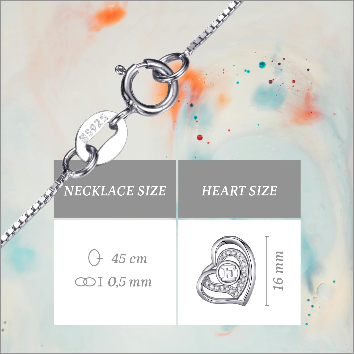 Detalle 1 de Collana cuore con zirconi Morella 925