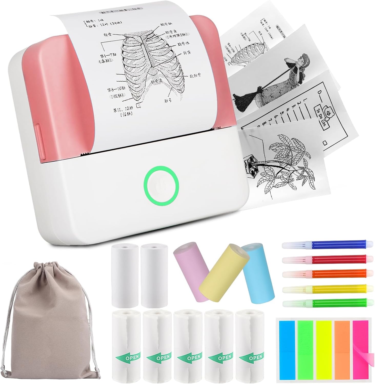 Detalle de HUIJUTCHEN Mini Pocket Printer for Android
