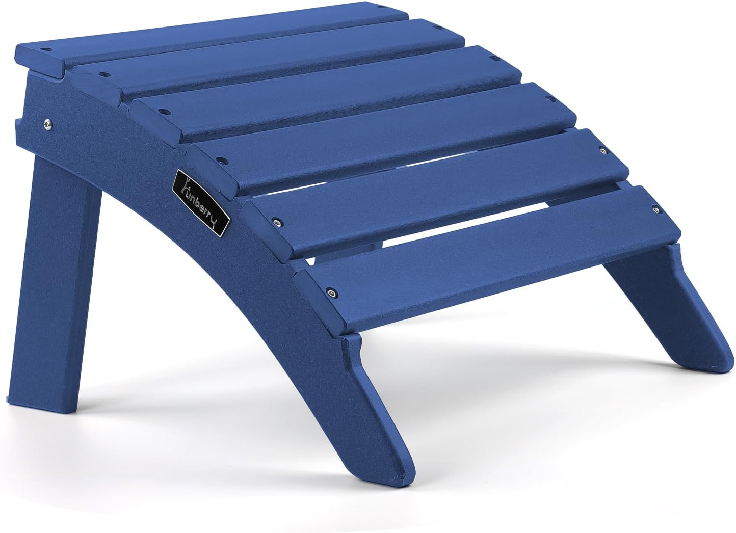 Detalle de FUNBERRY Folding Adirondack Ottoman: HDPE All-Weather Outdoor Foot Rest