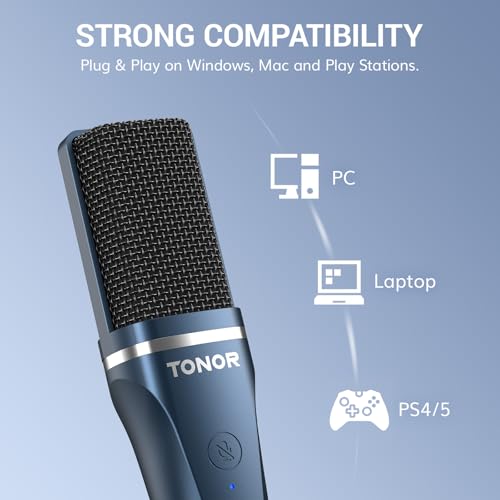 Detalle de TONOR TC-777 USB Podcast Microphone Review