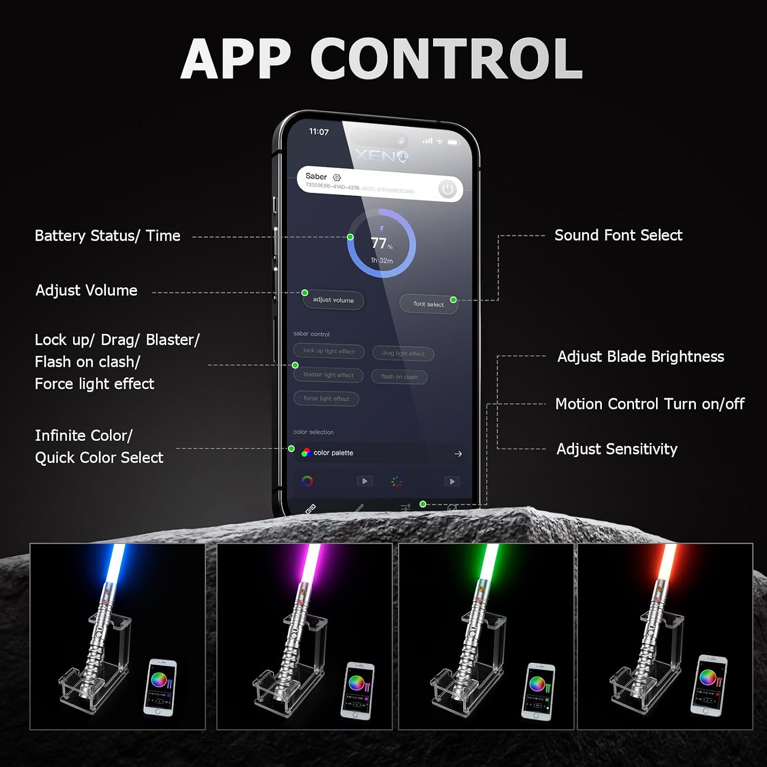 Thumbnail 6 de CVCBSER Lightsaber with Aluminum Hilt