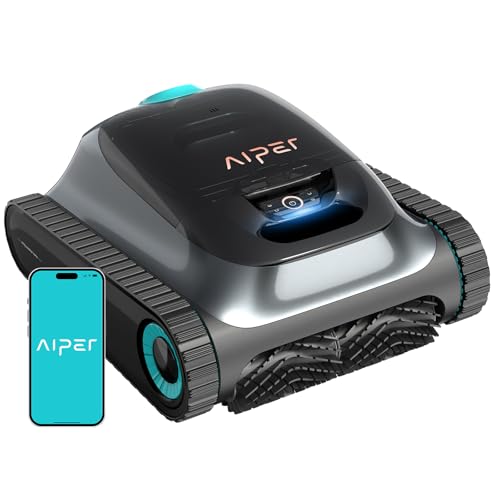 Detalle de AIPER Scuba S1 2026 Upgrade: robot limpiafondos y paredes con app, navegación Smart y hasta 240 min