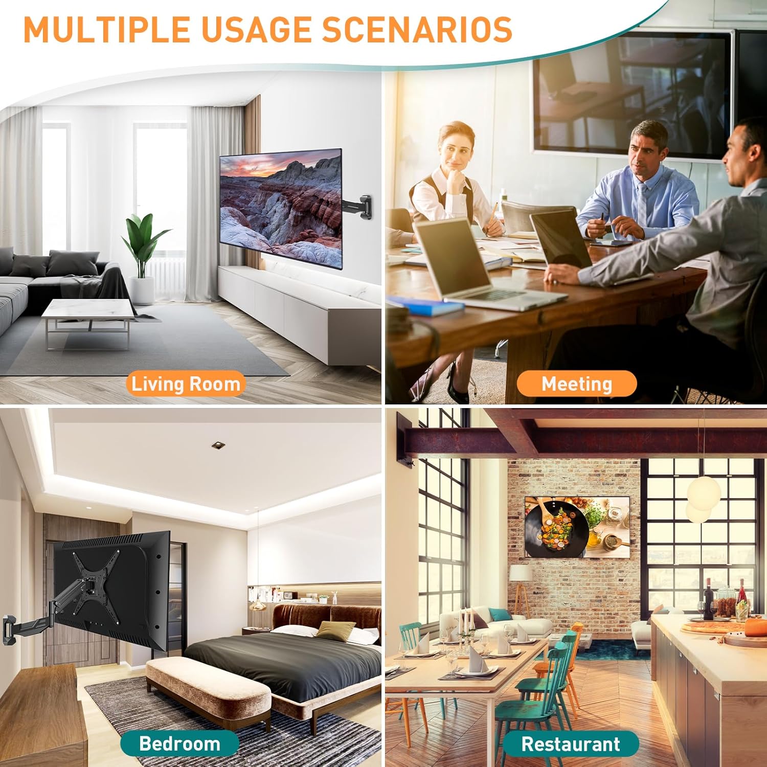 Thumbnail 5 de ELIVED EV031 23-55in TV Wall Mount 25KG