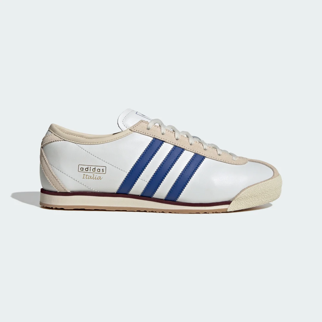Detalle de Adidas Zapatilla Italia 70s — minimalista en blanco para diario urbano