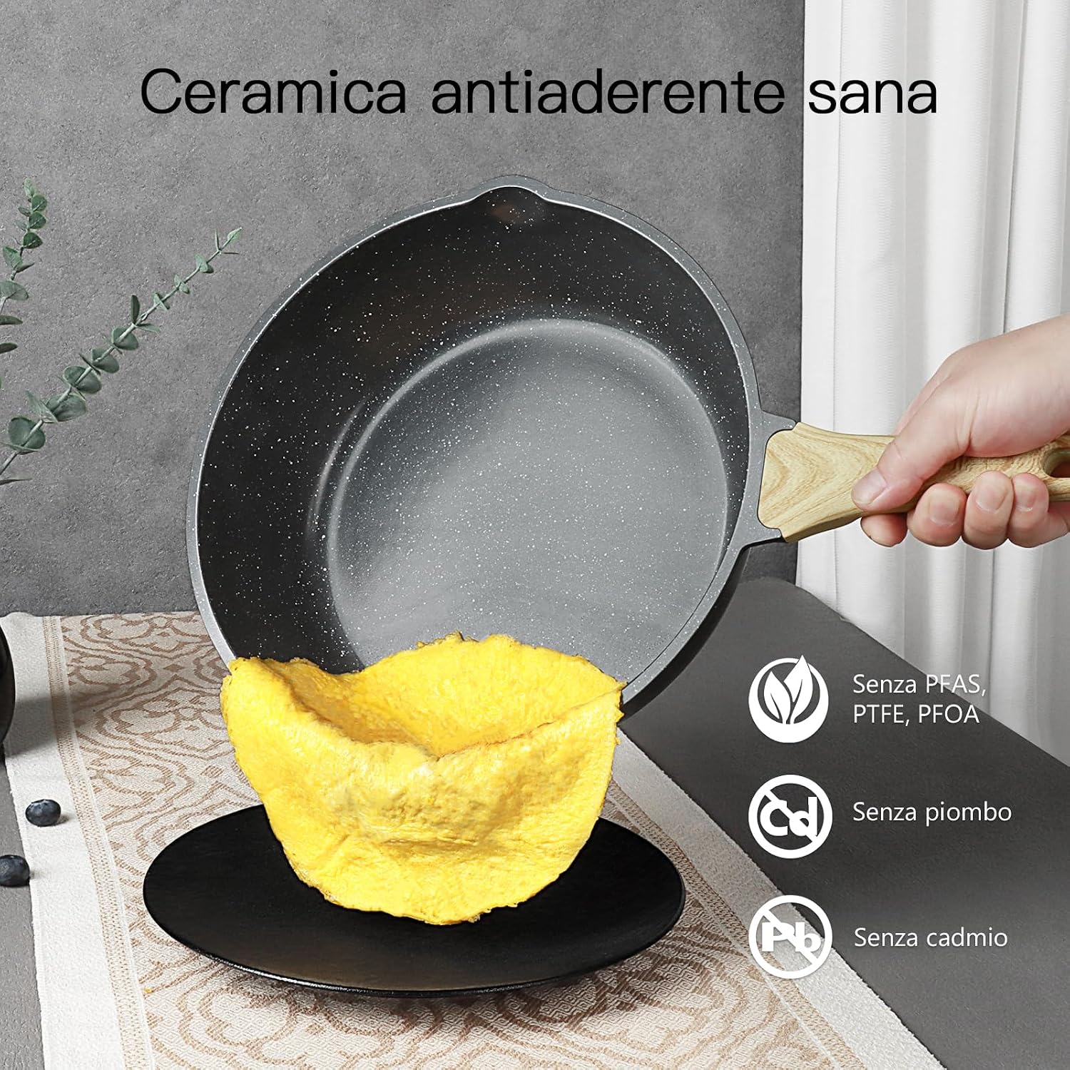 Thumbnail 4 de GiPP 18PCS Set di Pentole in Ceramica