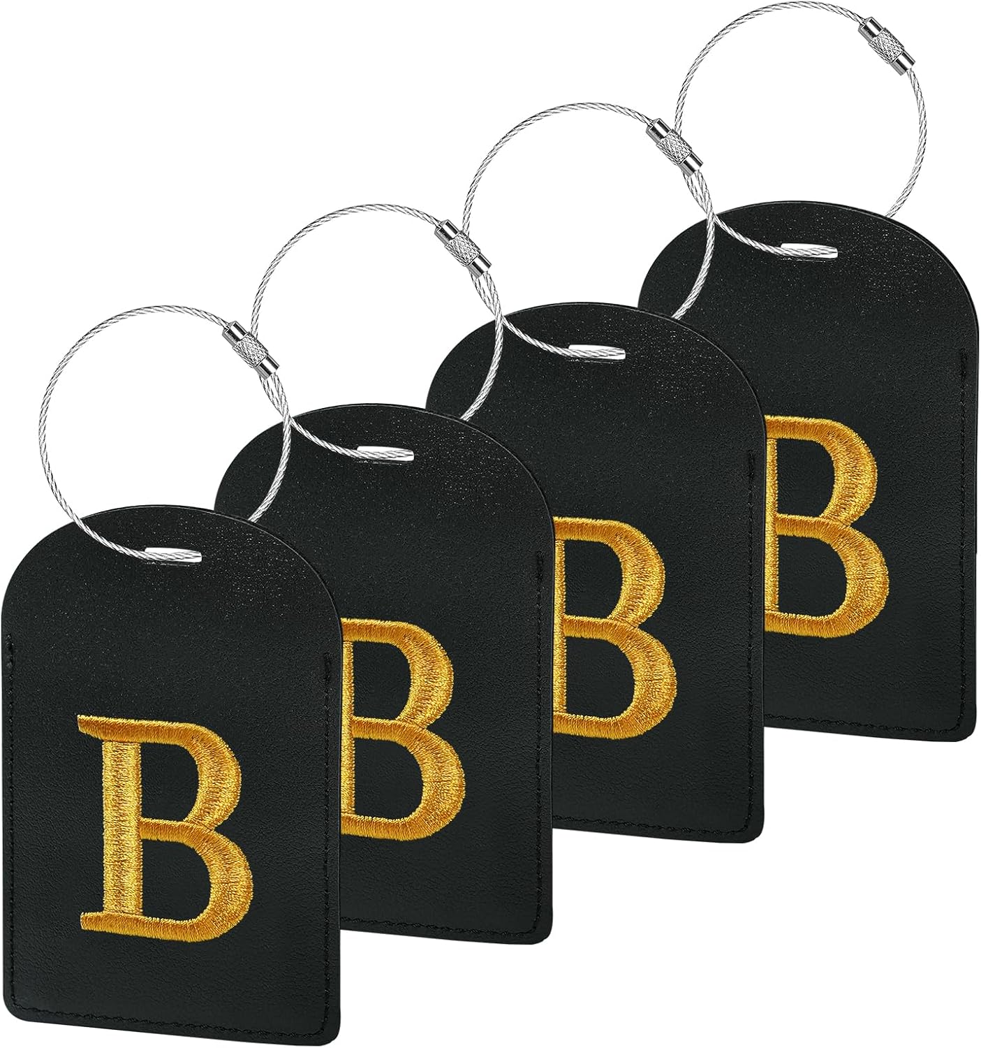 Detalle de Gloppie Initial luggage tags TSA 4 pack