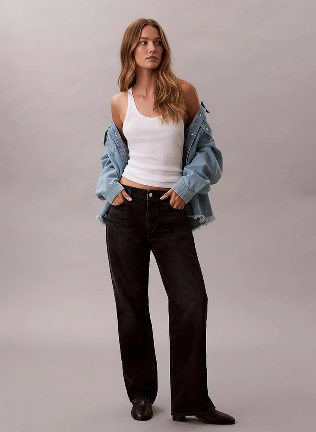 Thumbnail 4 de Dokotoo Women's Oversized Denim Jacket: Versatile Casual Outerwear