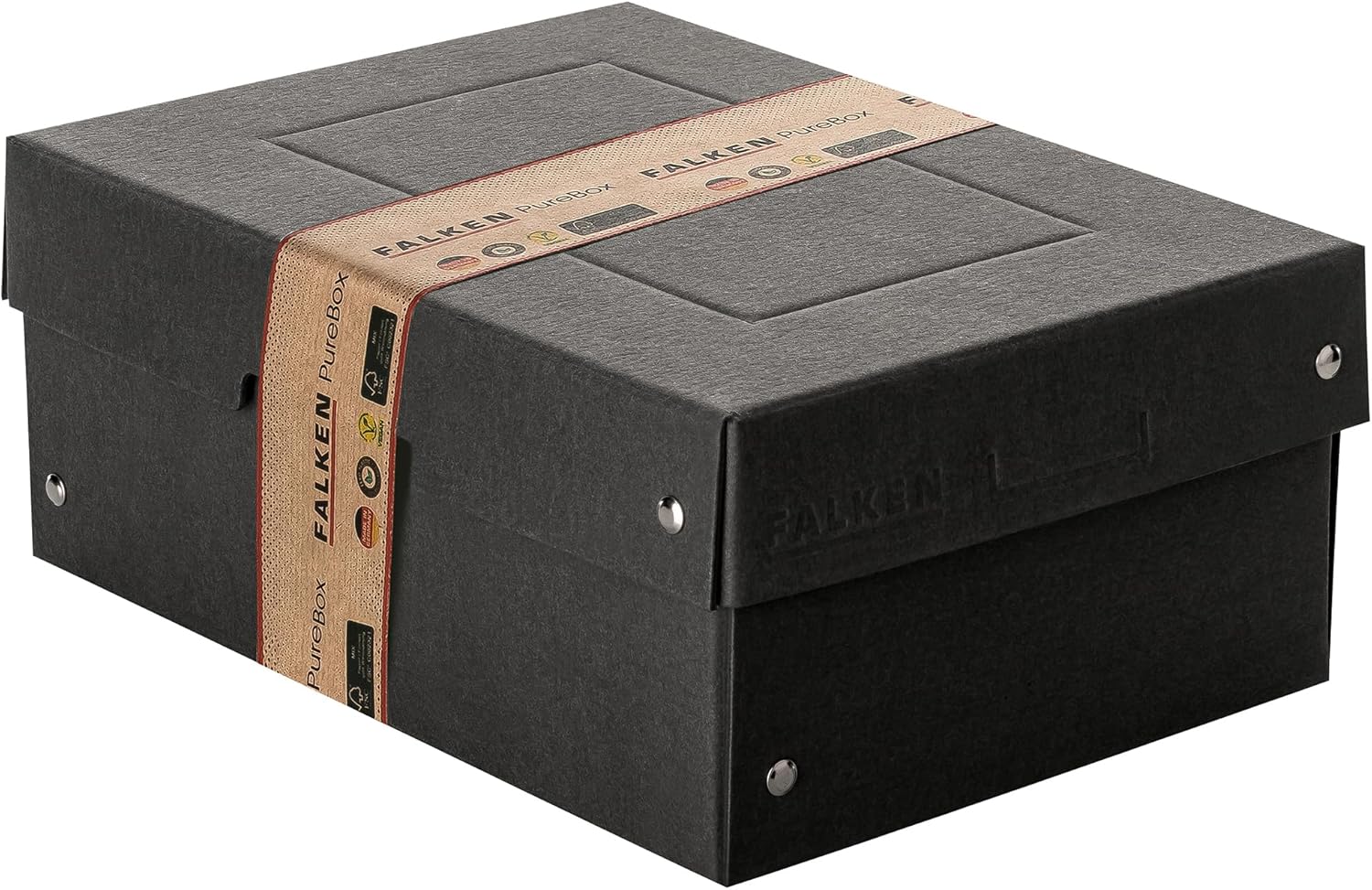 Thumbnail 1 de Original Falken PureBox Black – Aufbewahrungsbox DIN A5, 100 mm hoch