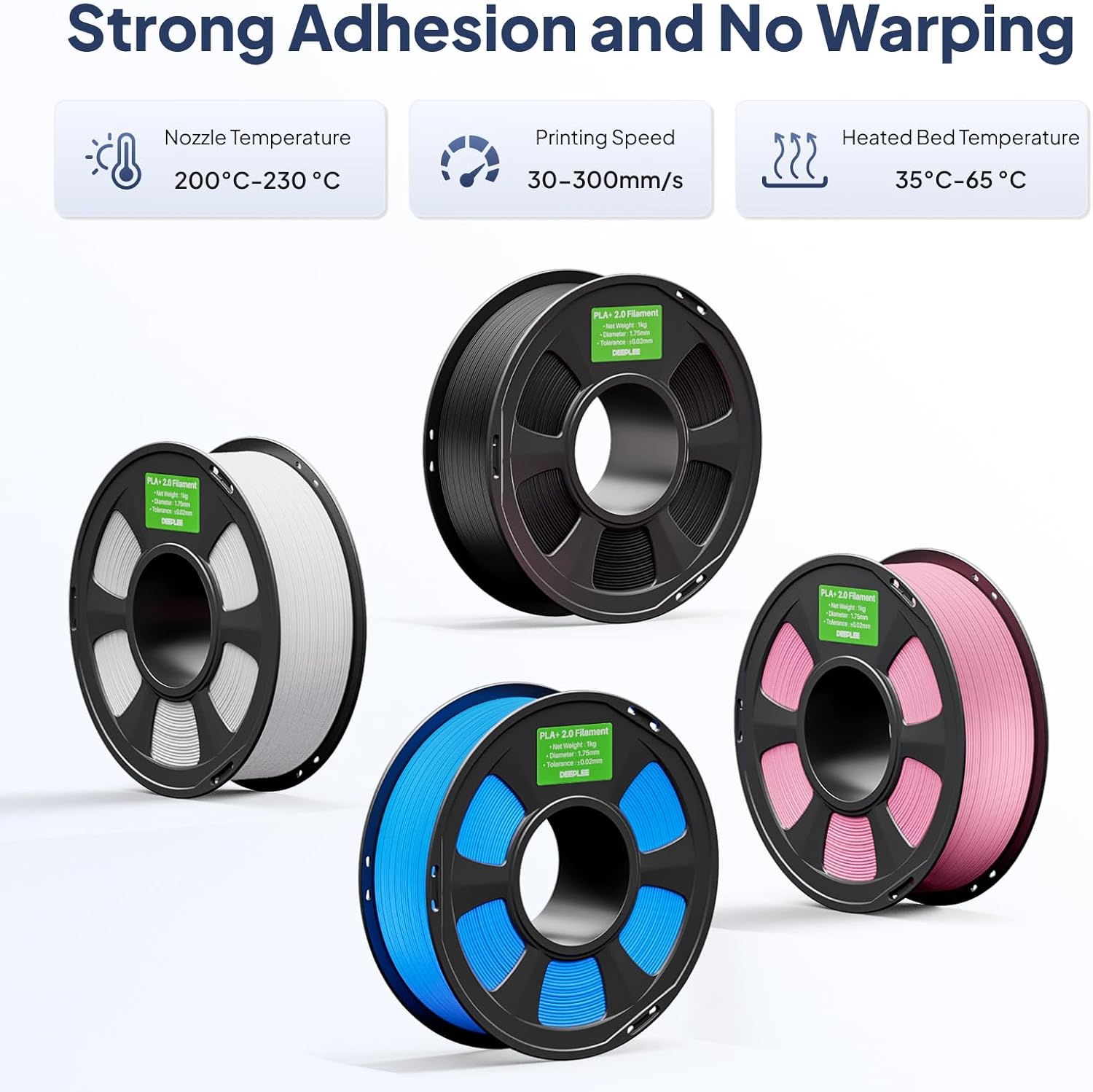 Detalle 2 de DEEPLEE PLA Plus 2.0 2KG filament