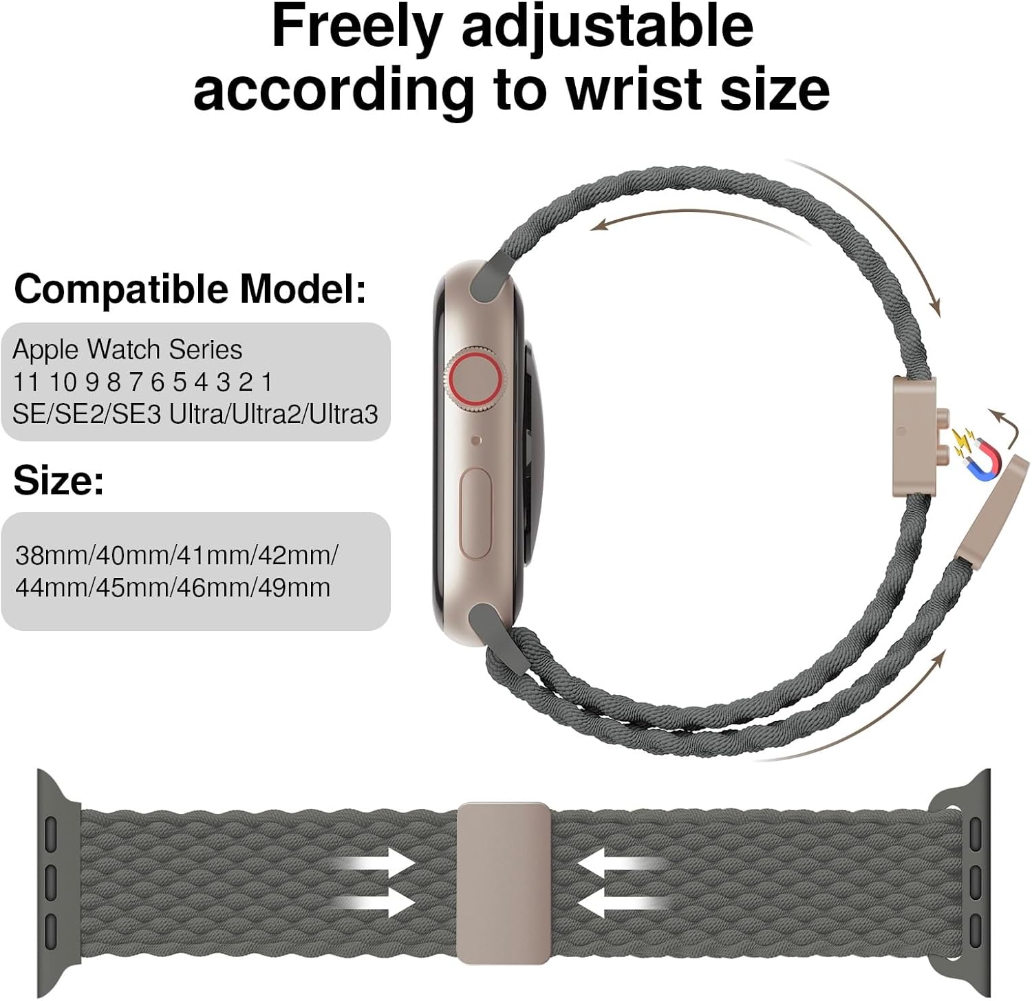 Detalle 2 de Braided Strap for Apple Watch 44mm