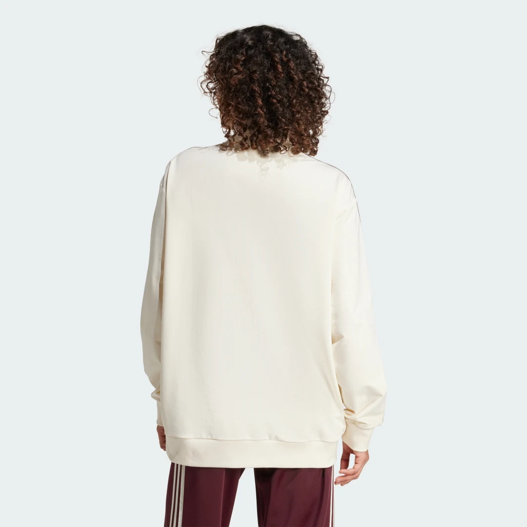 Detalle de Chaqueta Colorblock Adidas en blanco