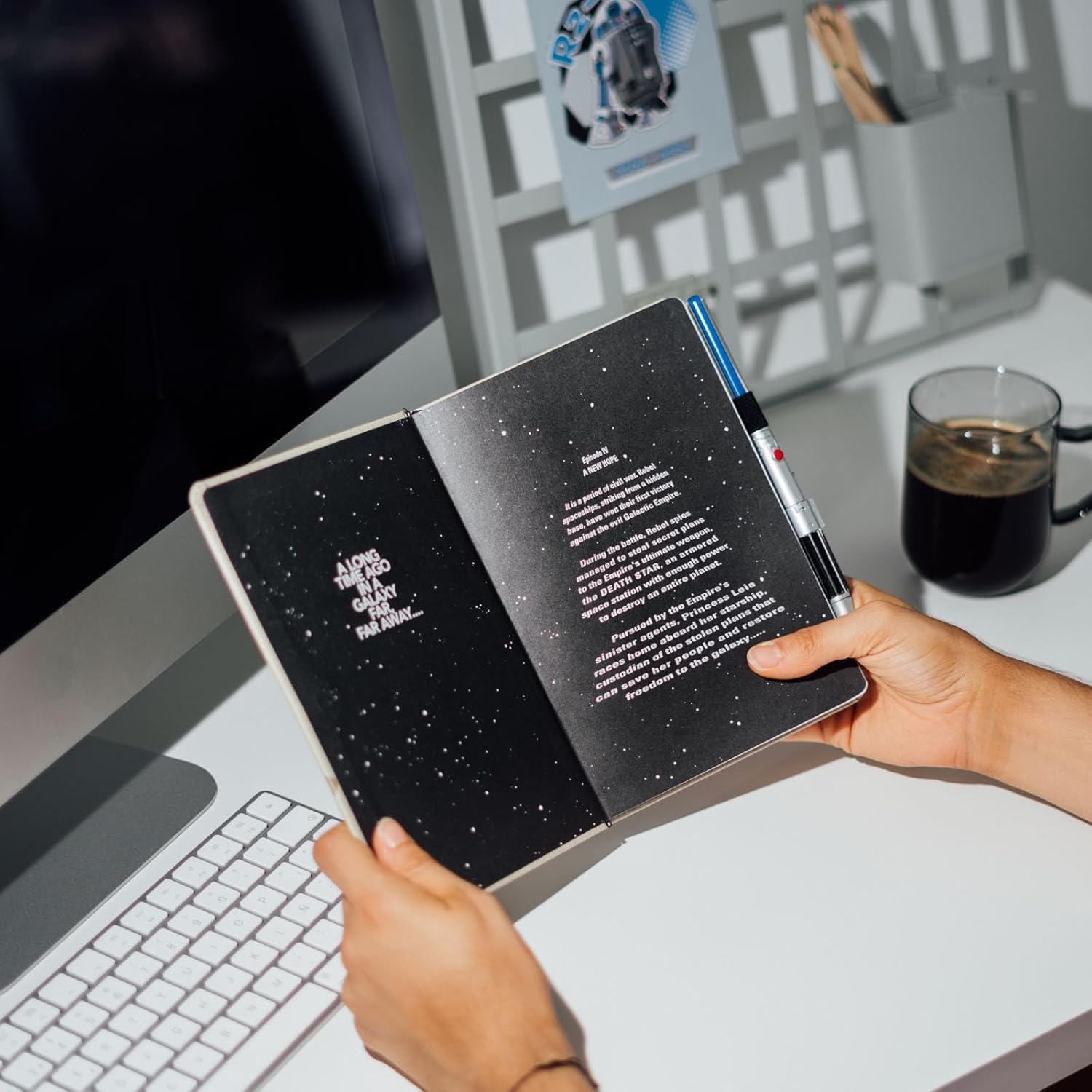 Thumbnail 4 de Grupo Erik - Carnet de notes Star Wars avec Stylo Luke Skywalker – format A5, 192 pages