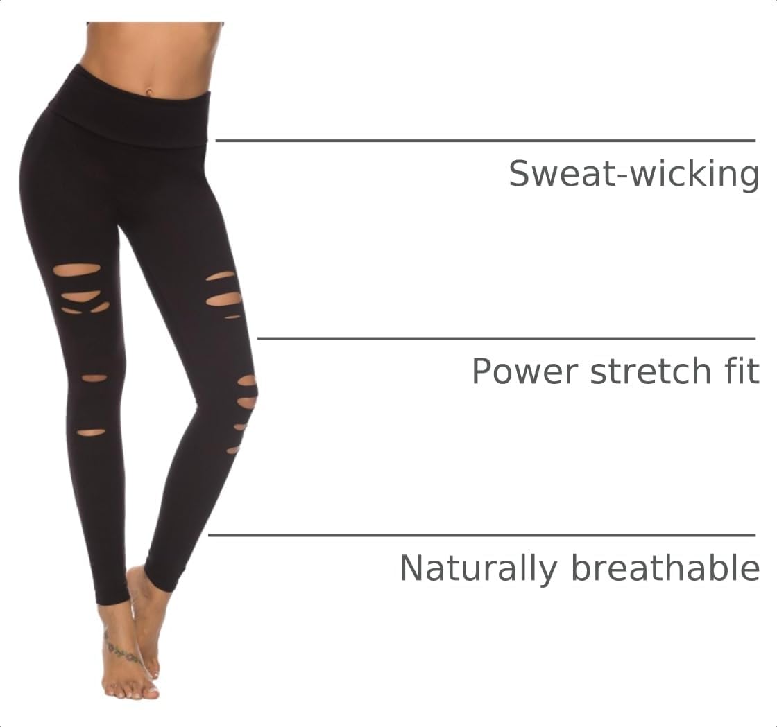 Detalle 2 de DIBAOLONG Women's Yoga Leggings, 92% Polyester