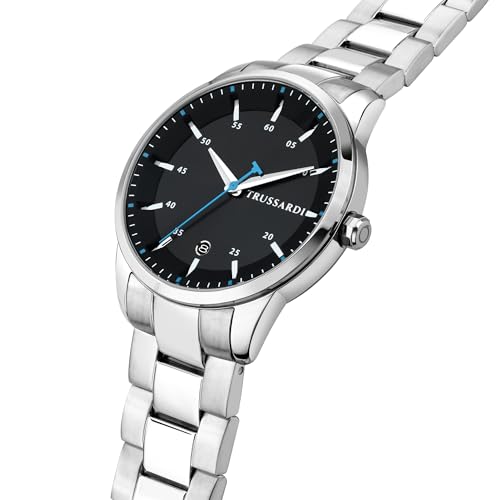 Detalle 2 de Trussardi Orologio Uomo Tempo Data 40 mm – Collezione T‑Bridge
