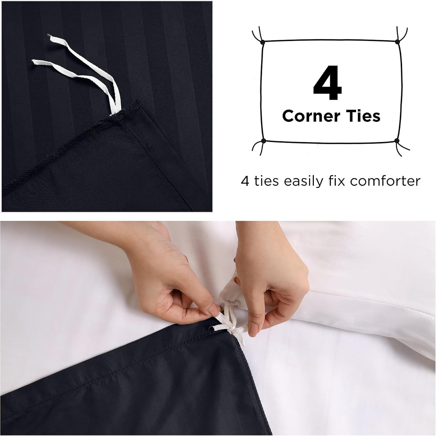 Thumbnail 3 de MOONLIGHT20015 Double duvet set 200x200 cm