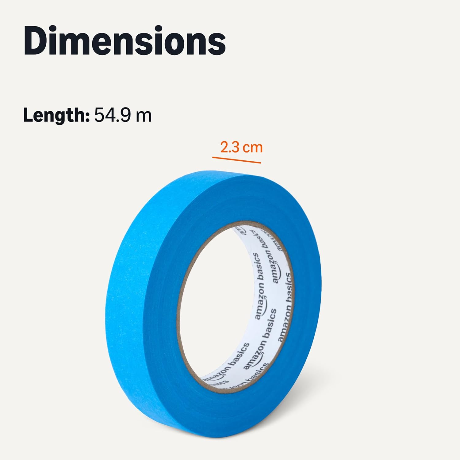 Thumbnail 4 de AmazonBasics Painter's Tape, 2.3 cm x 55 m (Pack of 4 Rolls) – Blue