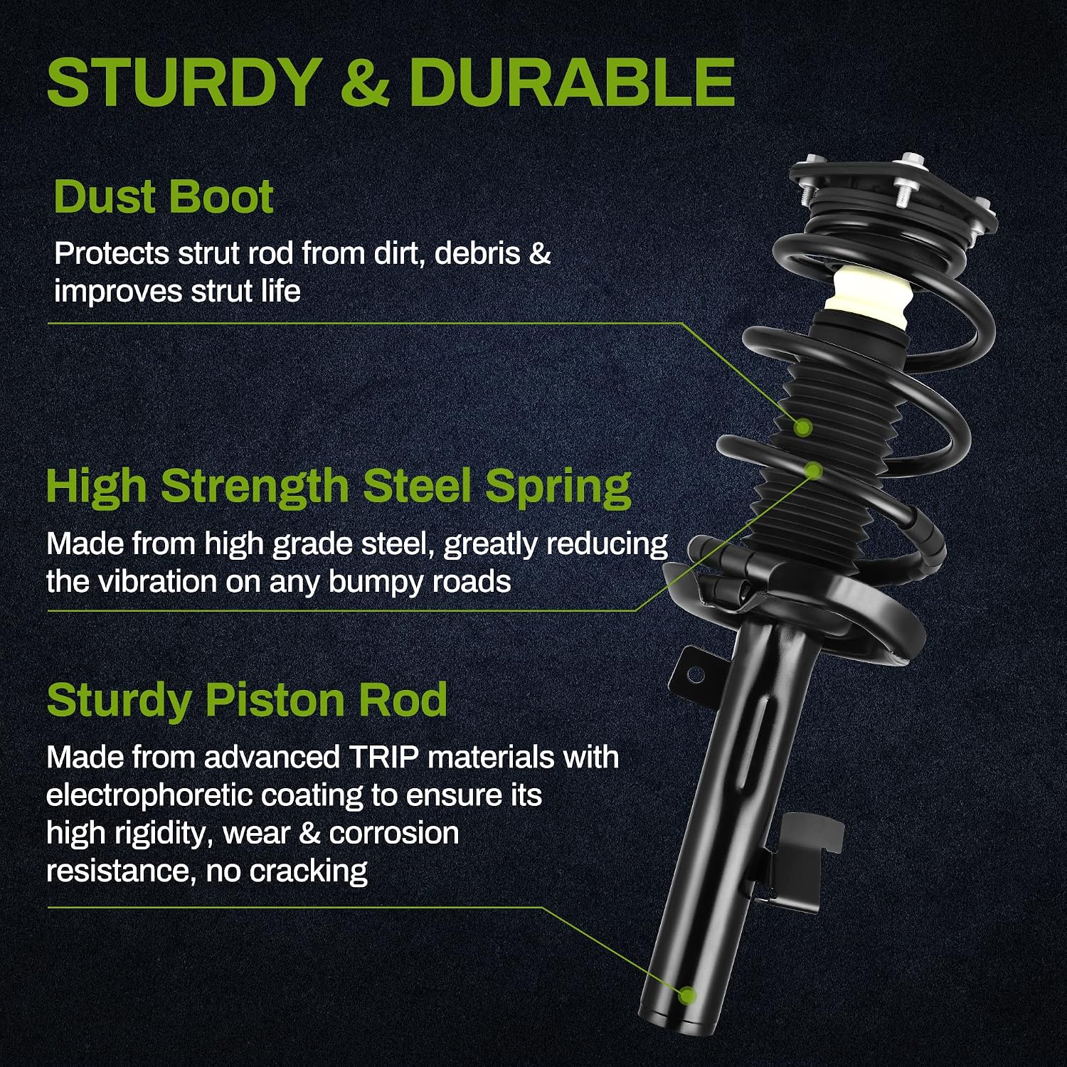 Detalle 2 de AUTOSAVER88 Front Struts for Mazda 3
