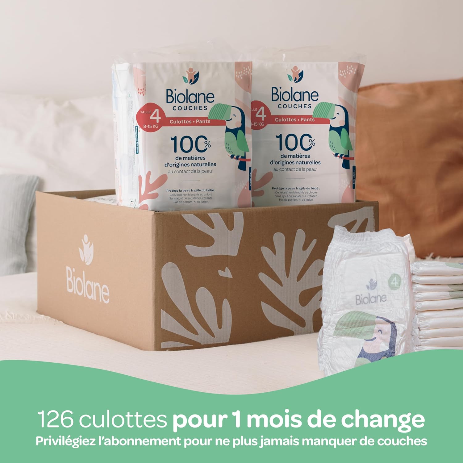 Thumbnail 4 de BIOLANE Taille 4 Pants zéro fuite 12h — 126 couches 👶
