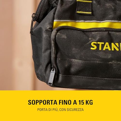 Thumbnail 8 de STANLEY Borsa portautensili 30x25x13 cm con base rigida