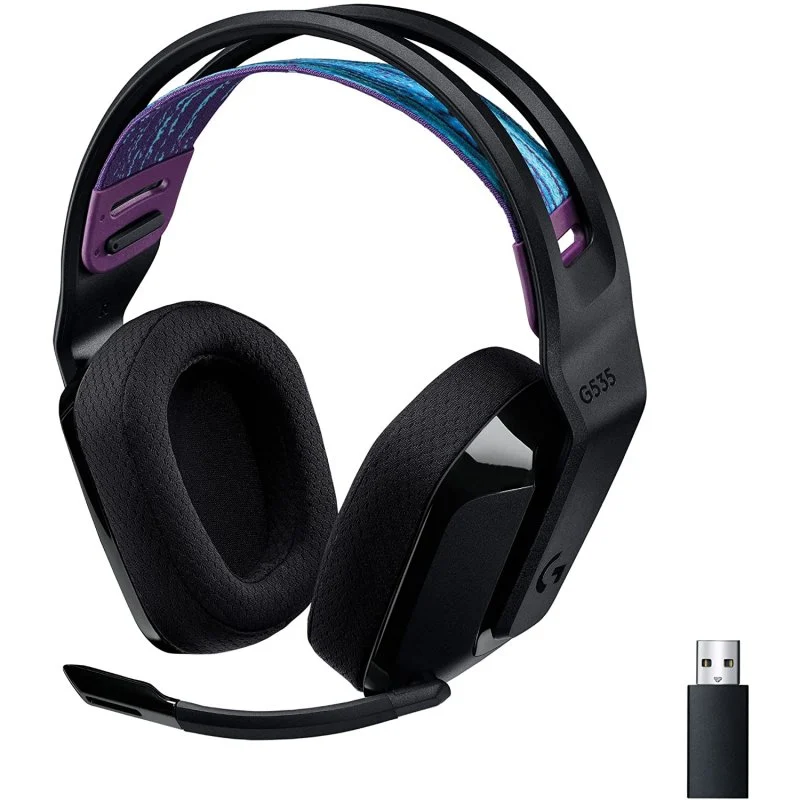 Detalle de Logitech G535 Auriculares Gaming Inalámbricos Negros para PC y Consolas