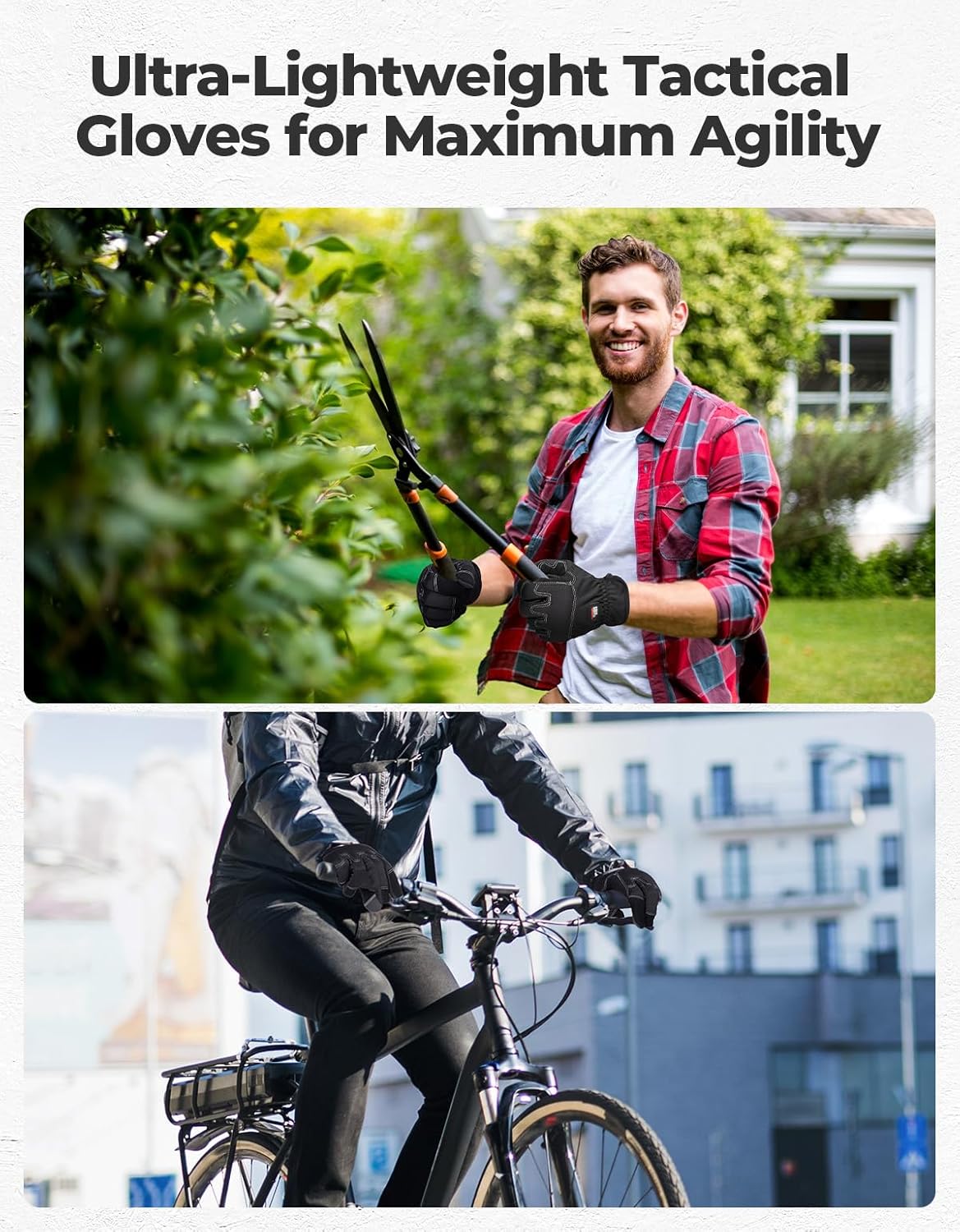 Thumbnail 6 de KEMIMOTO Outdoor Handschuhe Herren – atmungsaktive, strapazierfähige Konstruktionshandschuhe für Arbeit, Radfahren und Outdoor-Einsatz