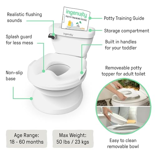 Detalle 2 de Summer by Ingenuity My Size Potty Pro: pot d'apprentissage réaliste et adaptable pour 18 mois et plus
