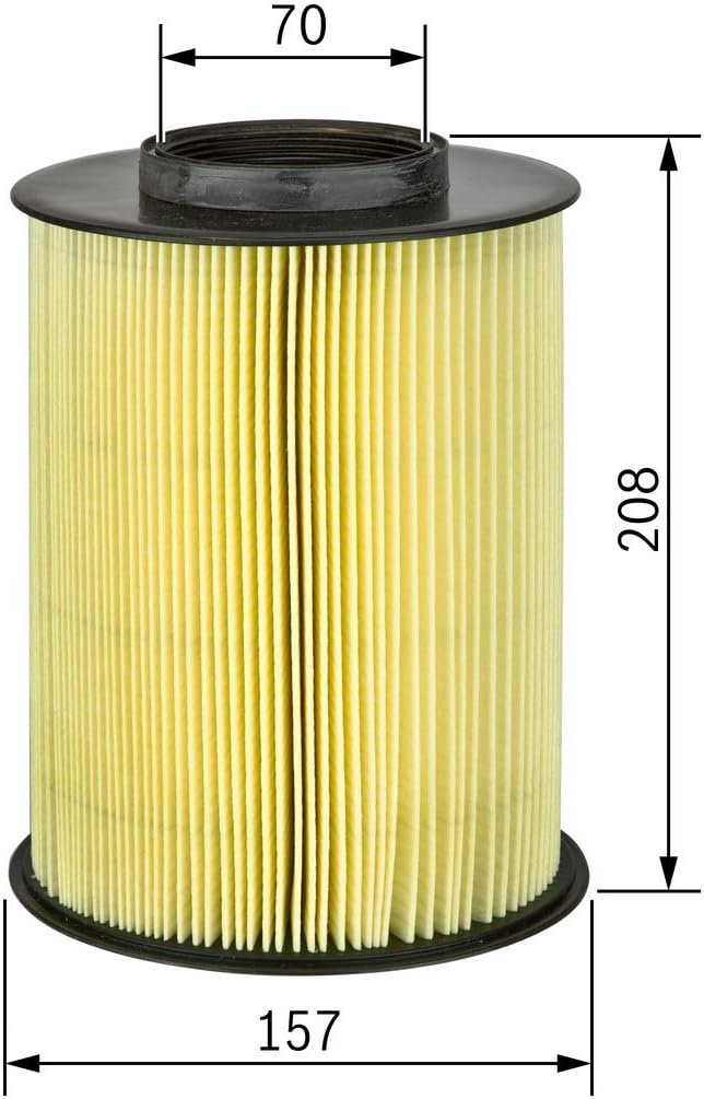 Thumbnail 1 de Bosch Filtre à air automobile 0 : séparation des particules et résistance à l’humidité