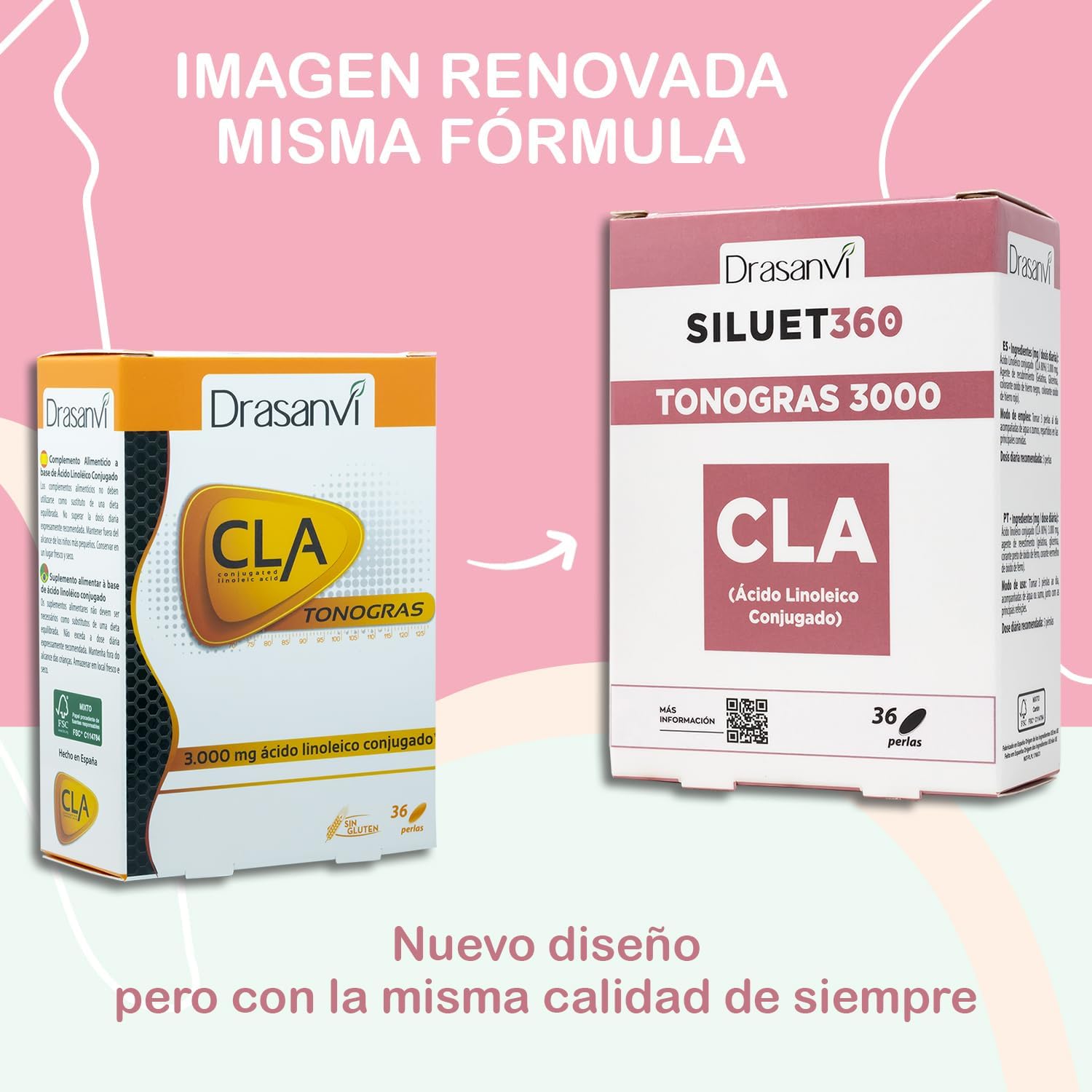 Thumbnail 1 de CLA Tonogras 3000 mg | Quemagrasas Natural para Definición 💪