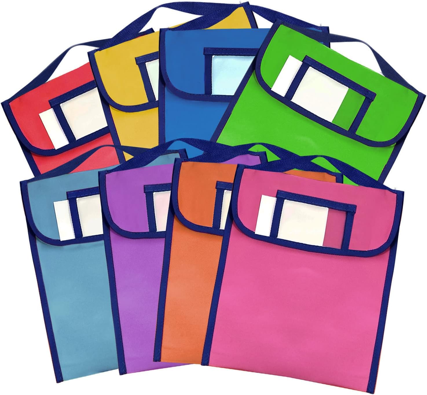 Thumbnail 2 de ABCKEY Classroom Homework Pouches, Set of 8