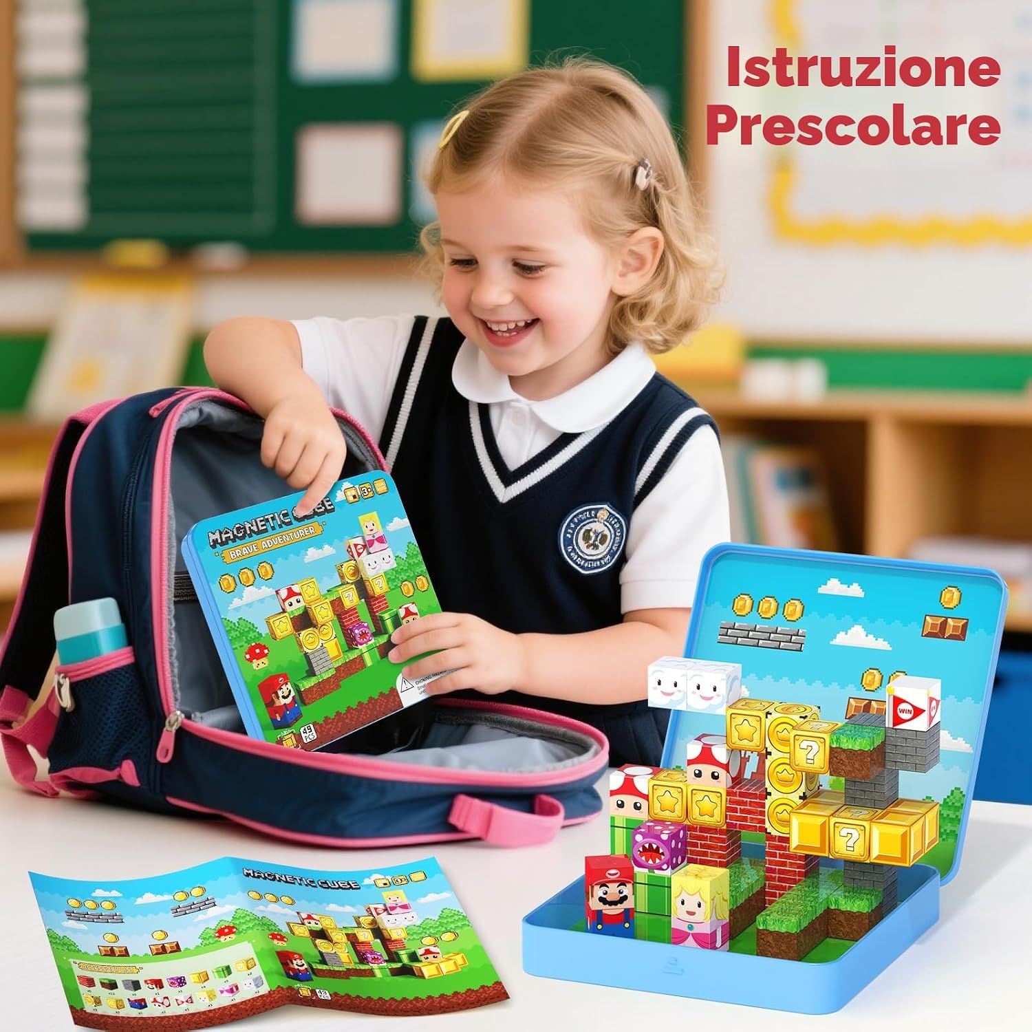 Detalle de STEM MATCH Set blocchi magnetici 49 pezzi