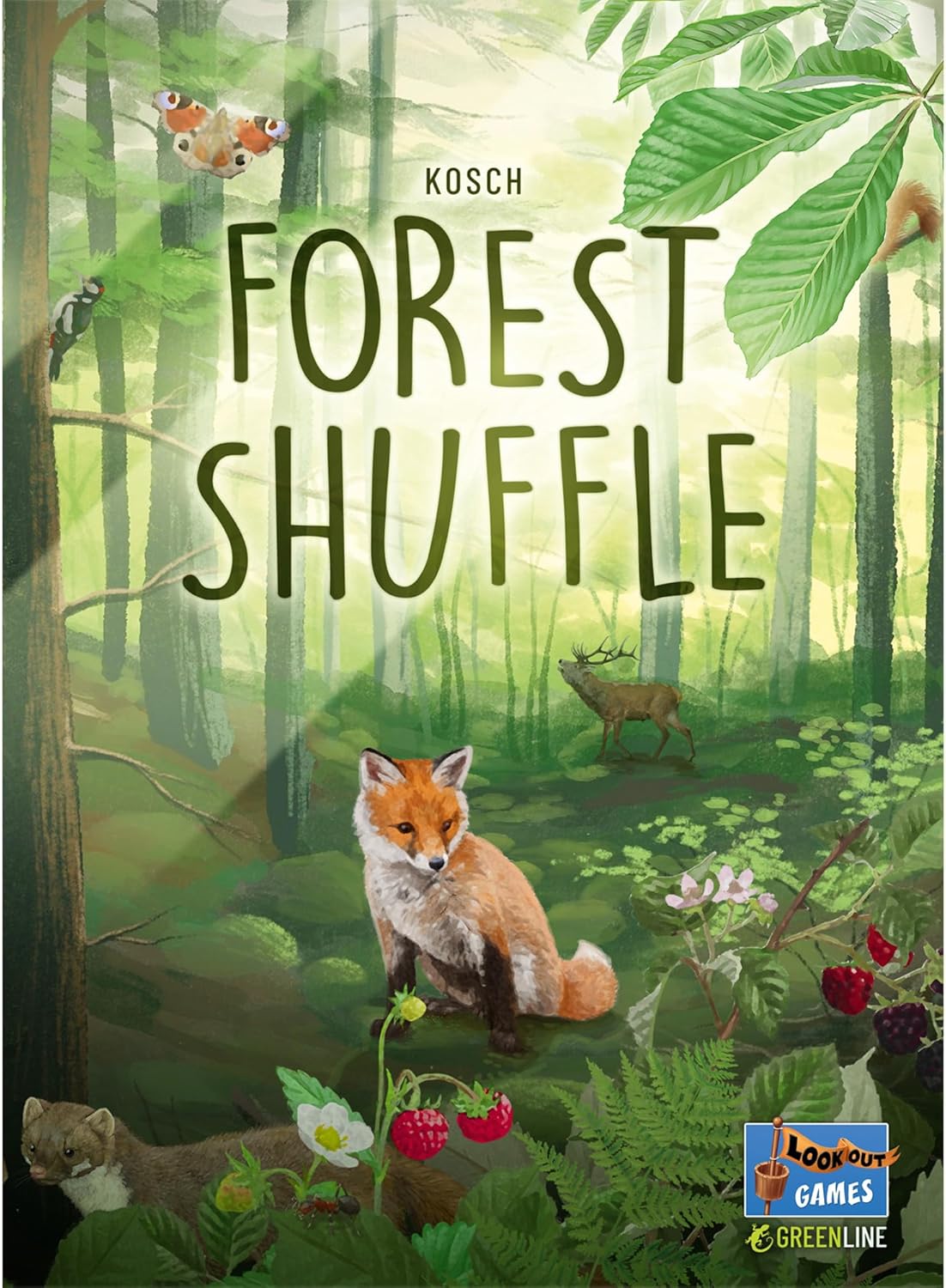 Detalle 2 de Lookout Spiele Forest Shuffle family card game (Ages 10+, 2–5 players) – 60 minutes