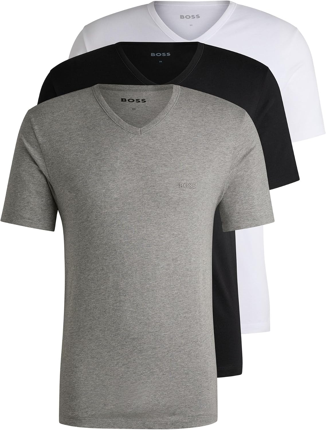 Thumbnail 6 de BOSS Hommes TShirtVN 3P Classic : lot de trois t-shirts en coton à col V